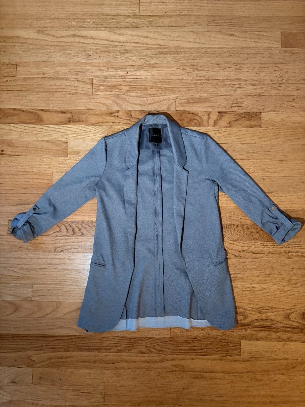 Dynamite Grey Long Blazer